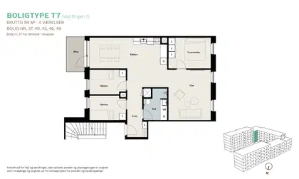 Visual presentation of the listing