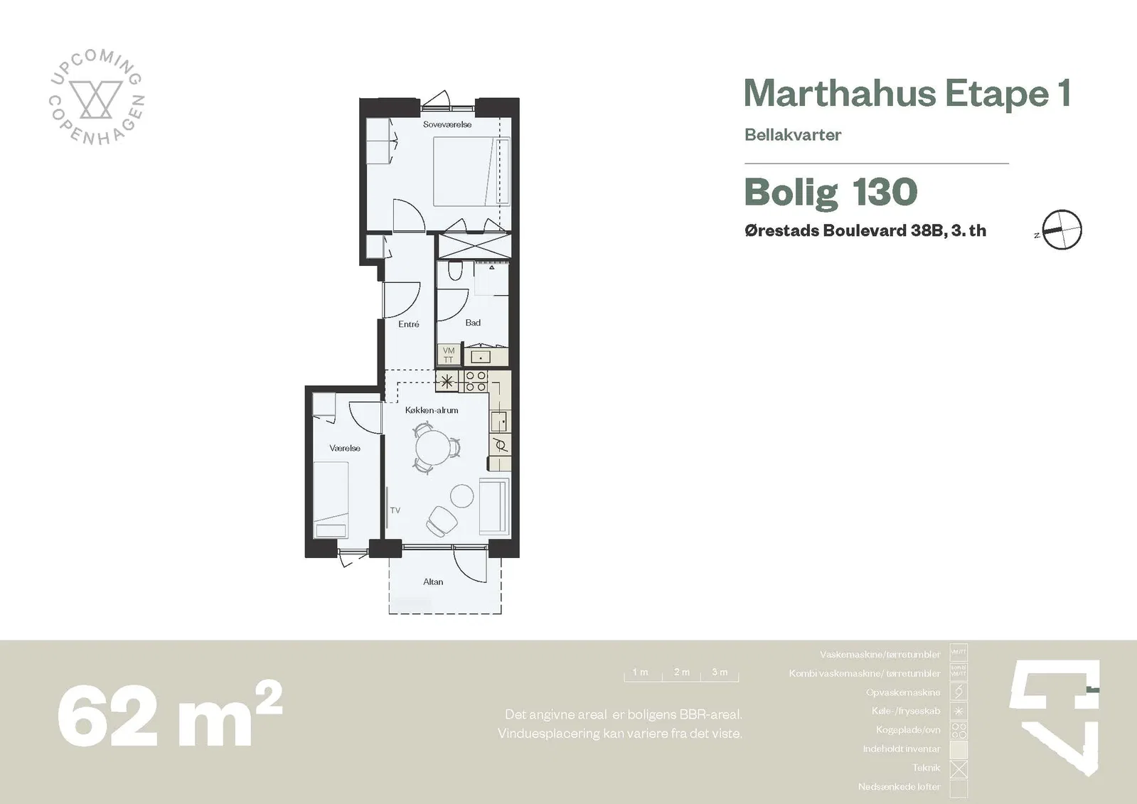 Visual presentation of the listing