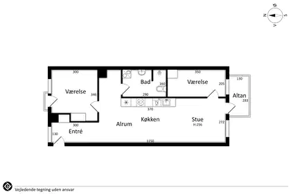 Visual presentation of the listing