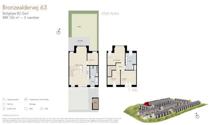 Visual presentation of the listing
