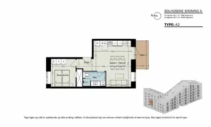 Visual presentation of the listing