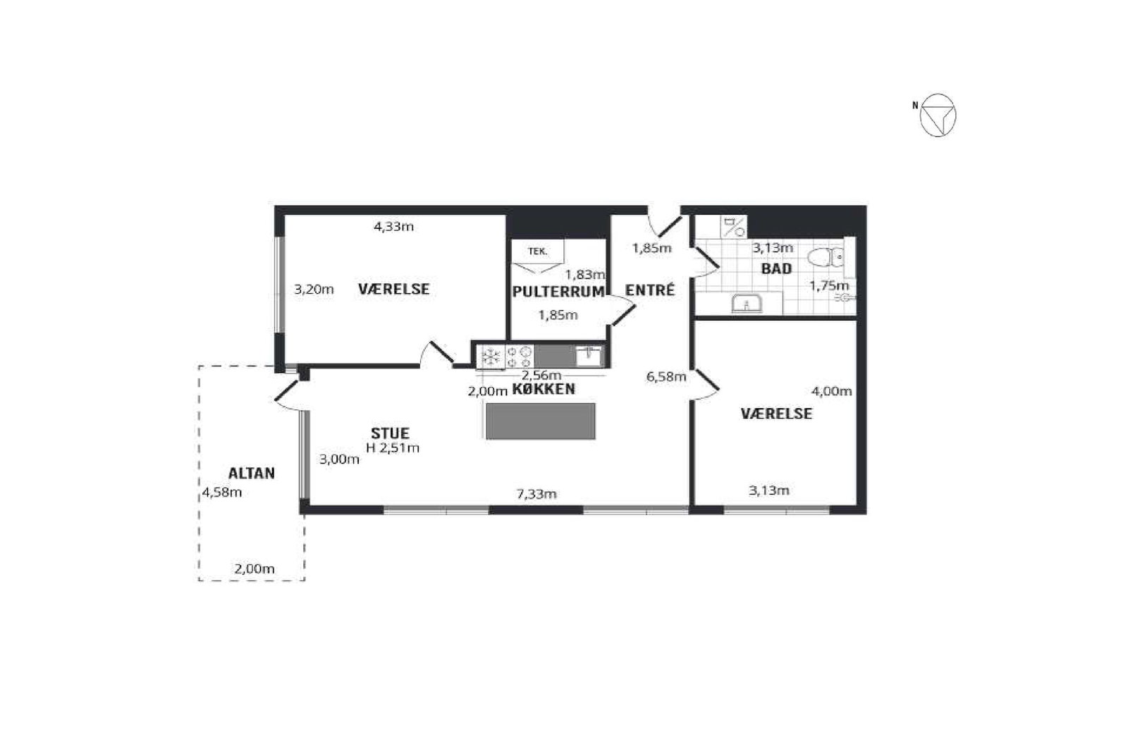 Visual presentation of the listing