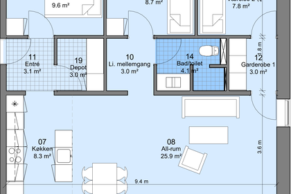 Visual presentation of the listing
