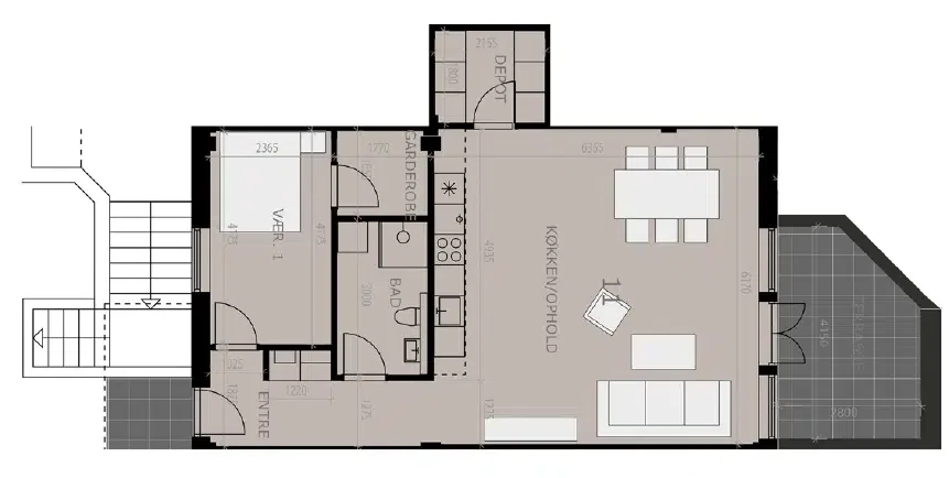 Visual presentation of the listing