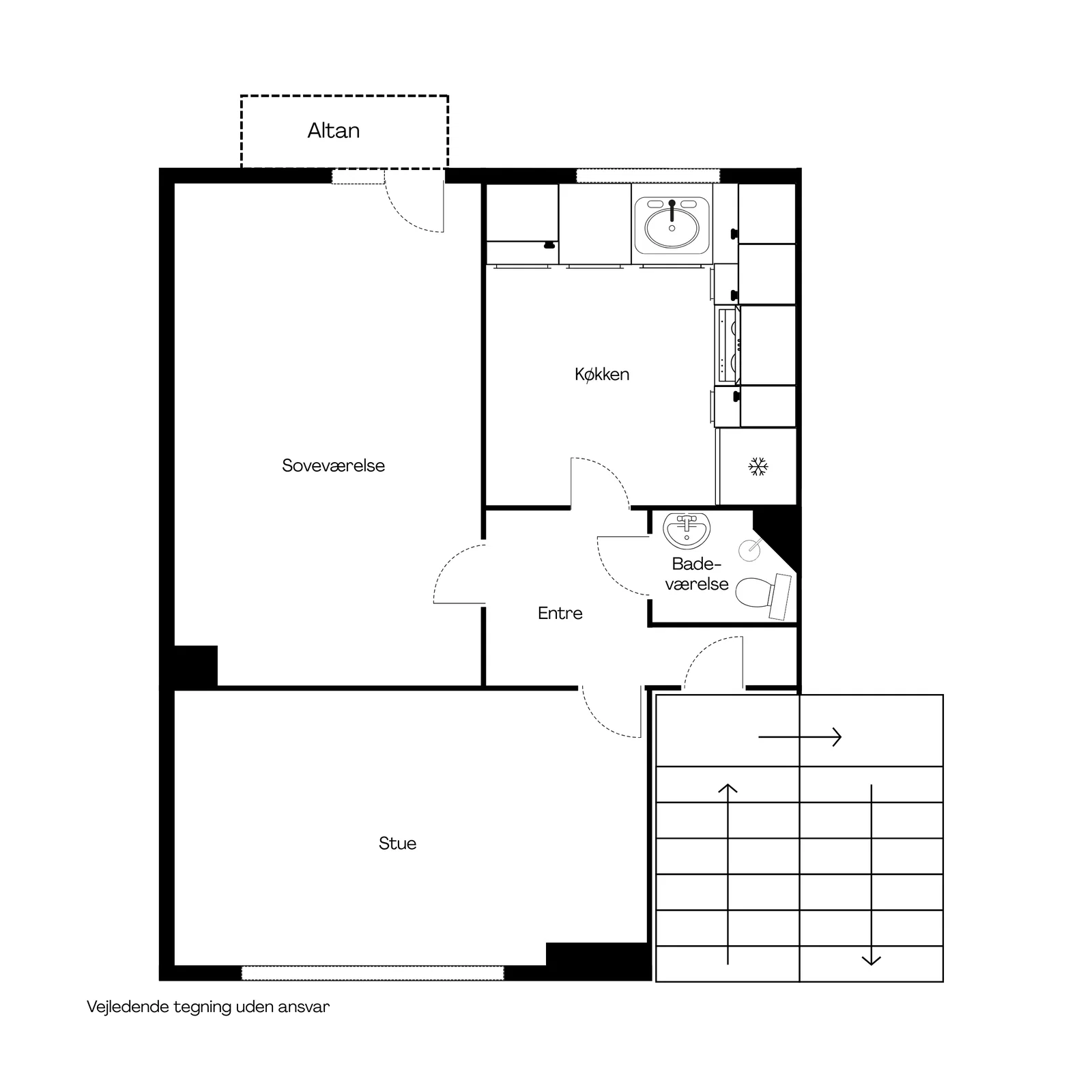 Visual presentation of the listing