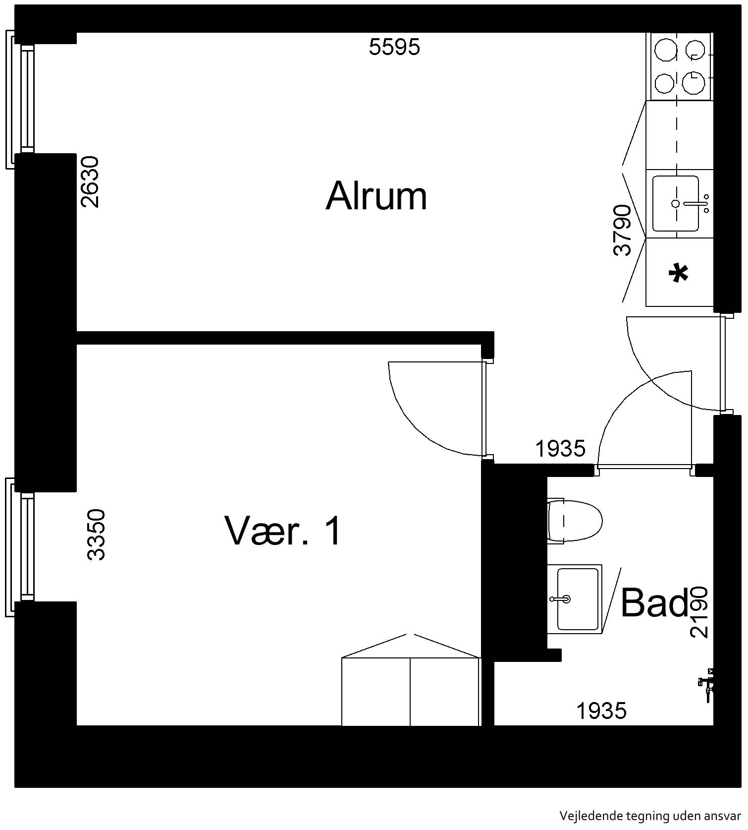 Visual presentation of the listing