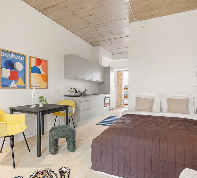 apartment Moderne 1-værelses bolig centralt i Viby
