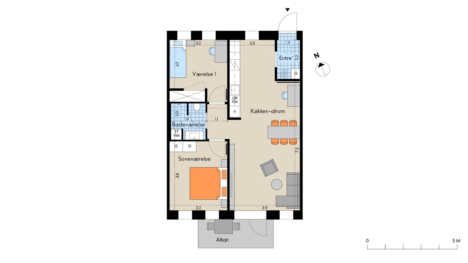 Visual presentation of the listing