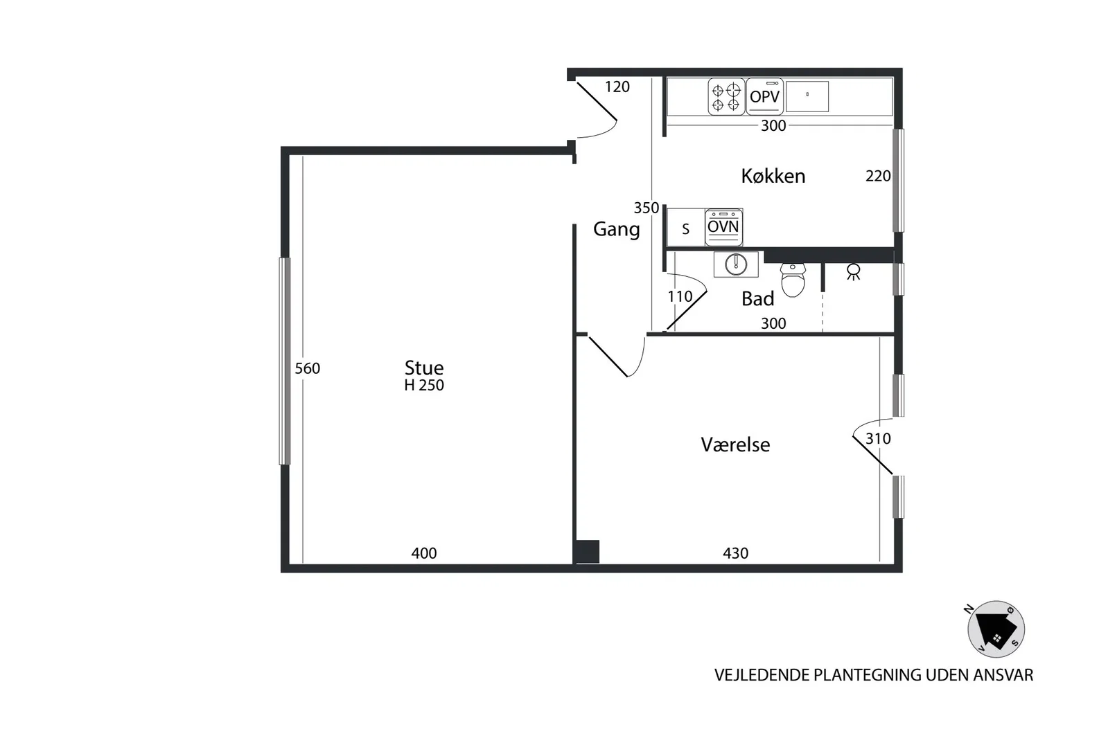 Visual presentation of the listing