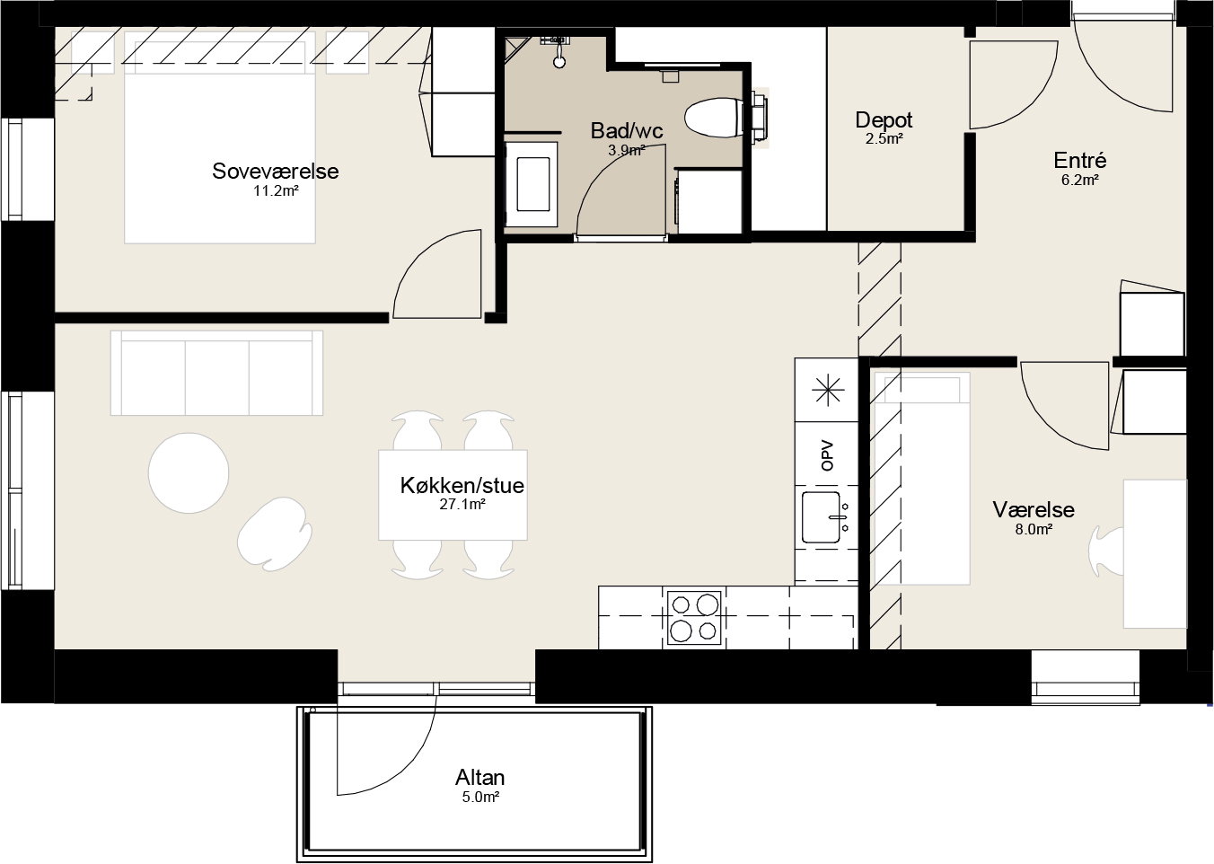 Visual presentation of the listing