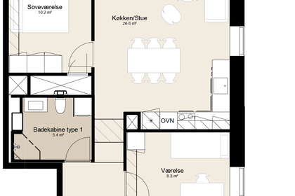 Visual presentation of the listing