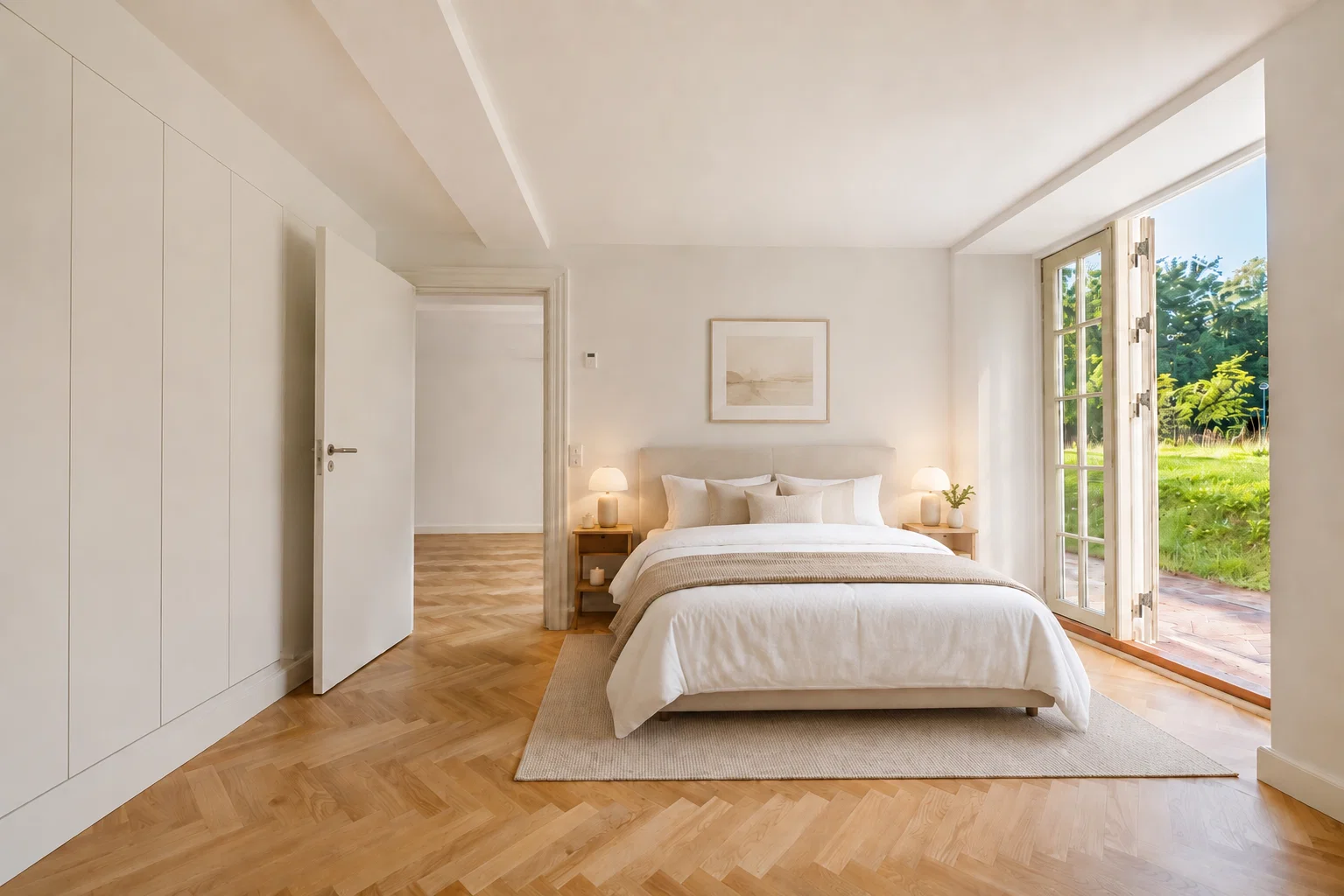 apartment 2-room ground-floor apartment with terrace by the Odense River