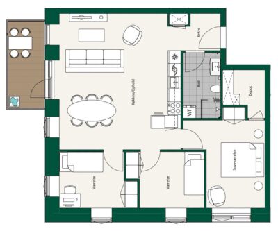 Visual presentation of the listing