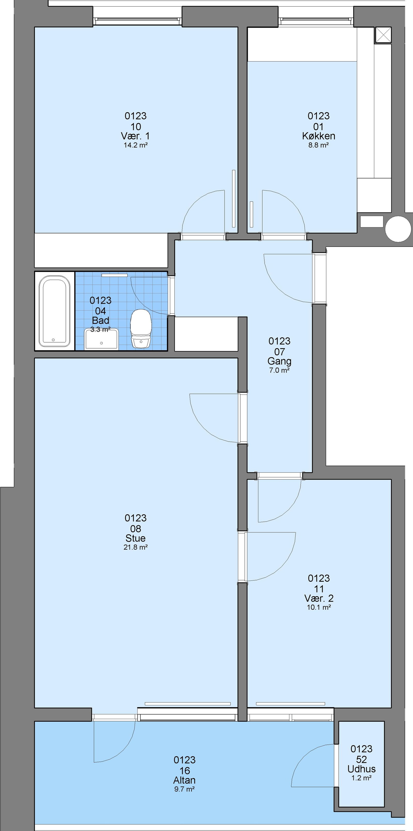 Visual presentation of the listing