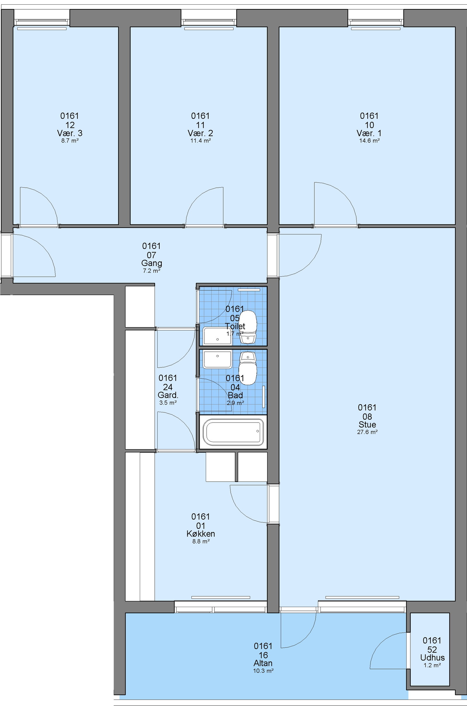 Visual presentation of the listing