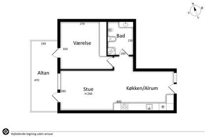Visual presentation of the listing