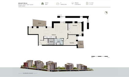 Visual presentation of the listing