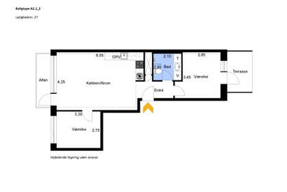 Visual presentation of the listing