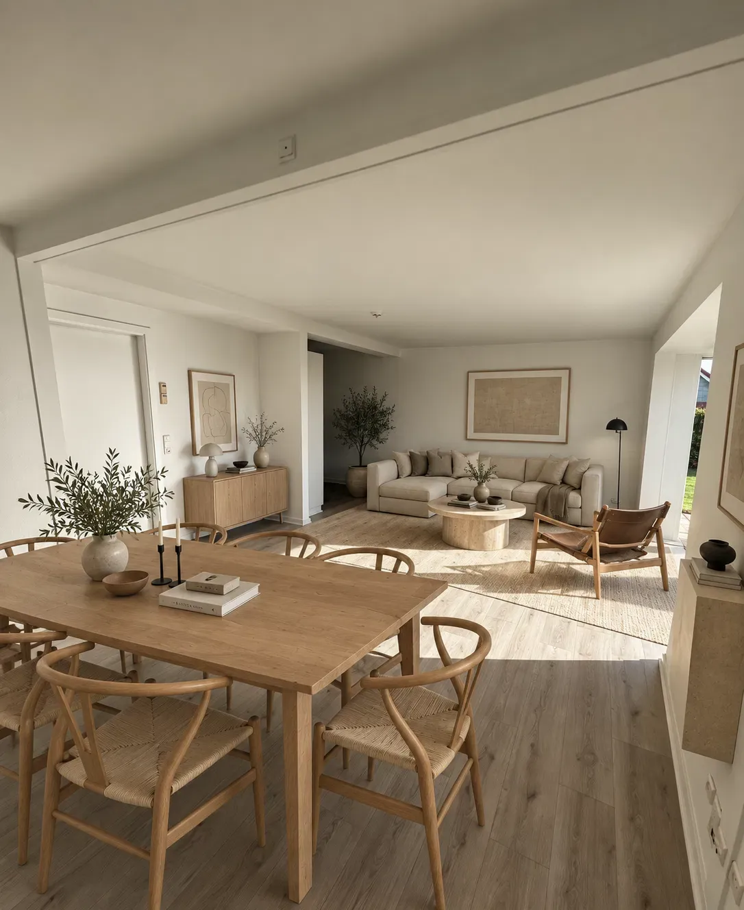 townhouse Bright 4-room townhouse with private garden in Tjele