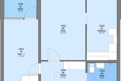 Visual presentation of the listing