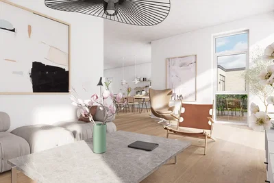 Lyst 3-værelses rækkehus i ét plan med privat have, terrasse og parkering - Ryesmindevej, Videbæk - 4