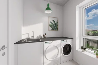 Lyst 3-værelses rækkehus i ét plan med privat have, terrasse og parkering - Ryesmindevej, Videbæk - 1
