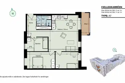 Visual presentation of the listing