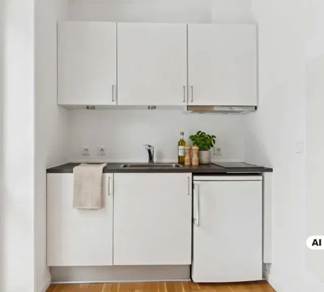 apartment Lys og indbydende 1-værelses bolig