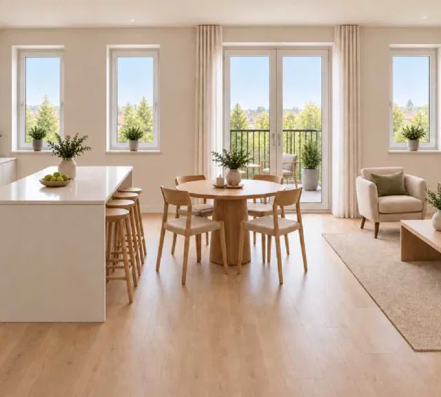 apartment Skøn 4-værelses lejebolig i baggården med 2 badeværelser