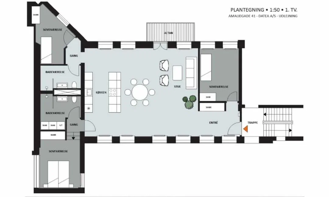 Visual presentation of the listing