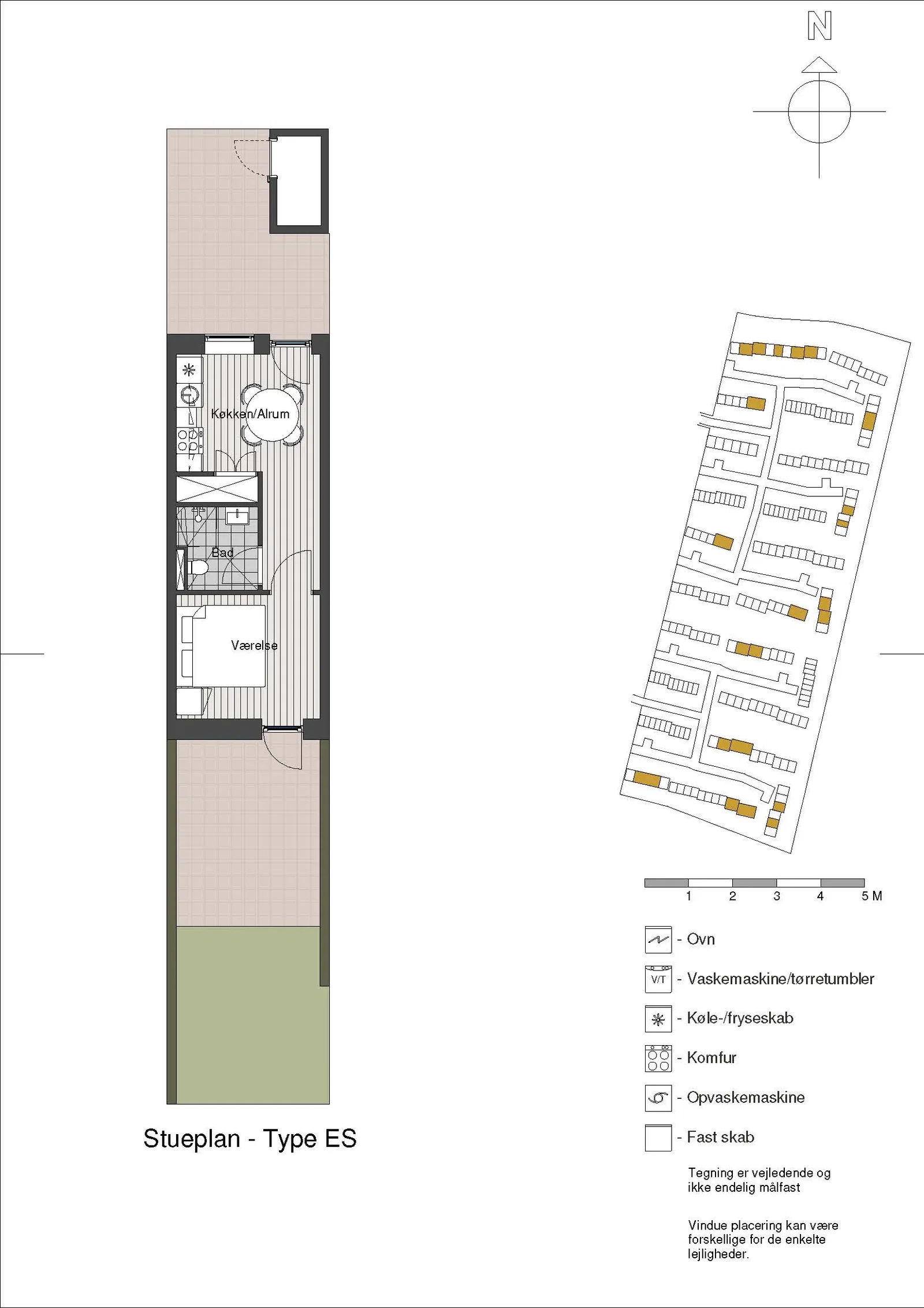 Visual presentation of the listing