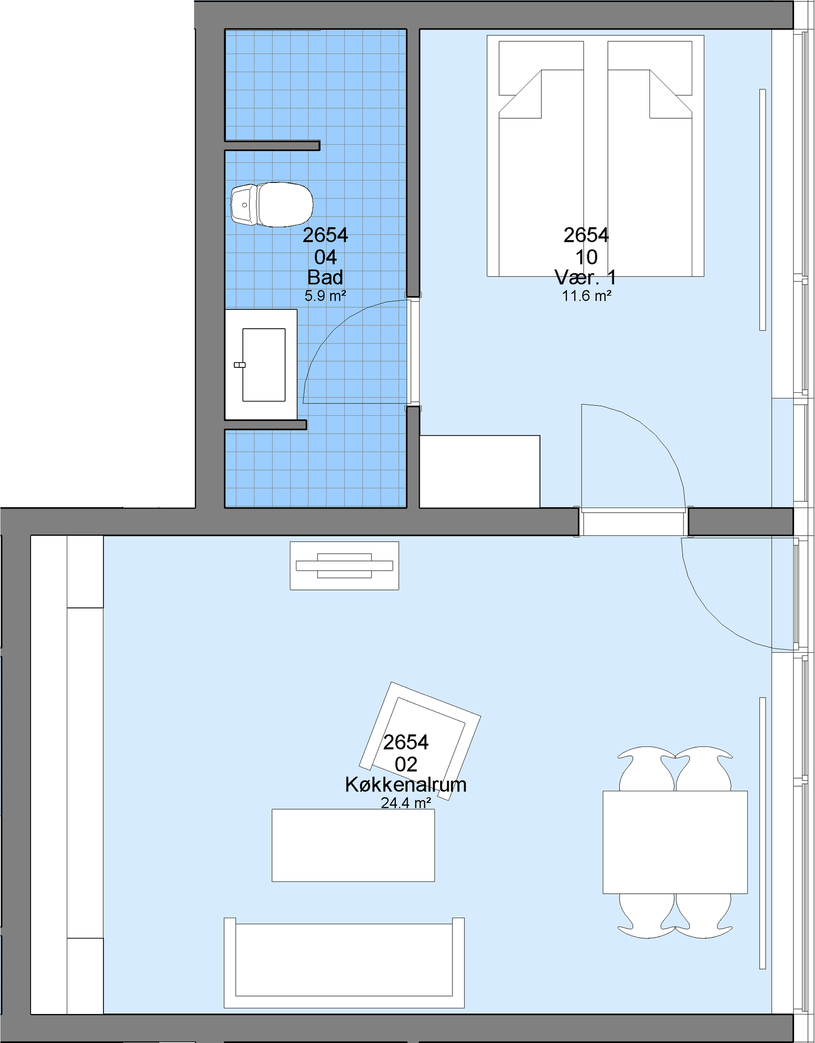 Visual presentation of the listing