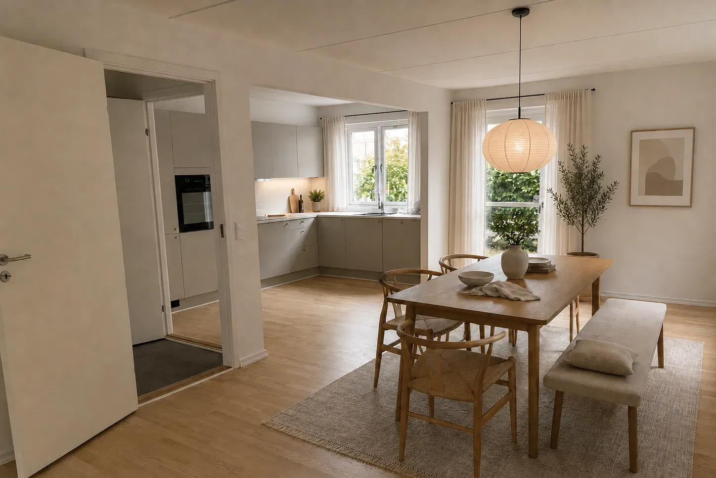 Visual presentation of the listing