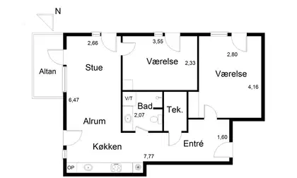 Visual presentation of the listing