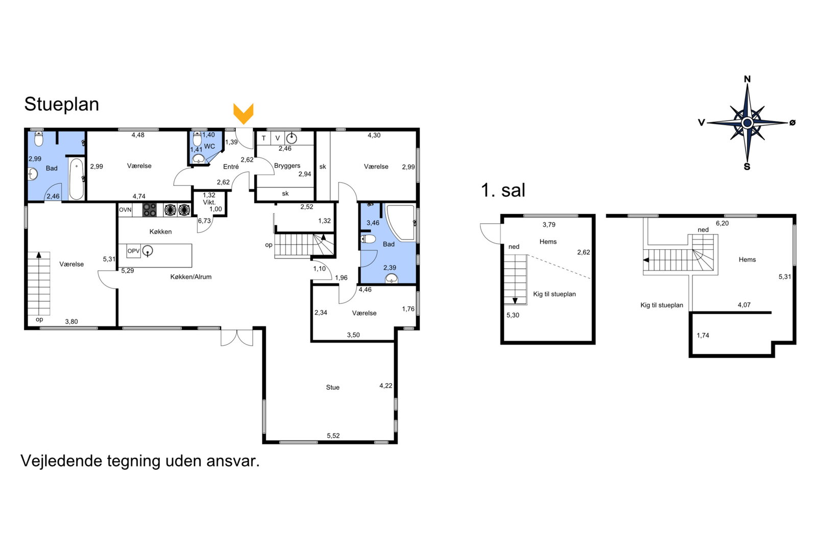 Visual presentation of the listing