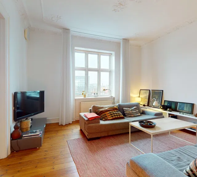 apartment Møbleret 4-værelses lejlighed på 127 m² med altan