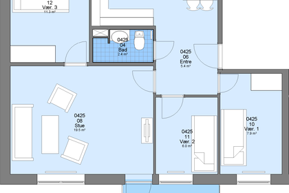Visual presentation of the listing