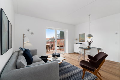 Stor 4-værelses bolig med to altaner og to badeværelser - Saltholmsgade, Aarhus C - 2