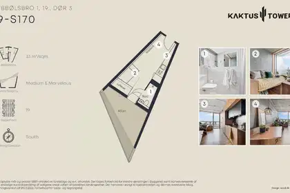 Visual presentation of the listing