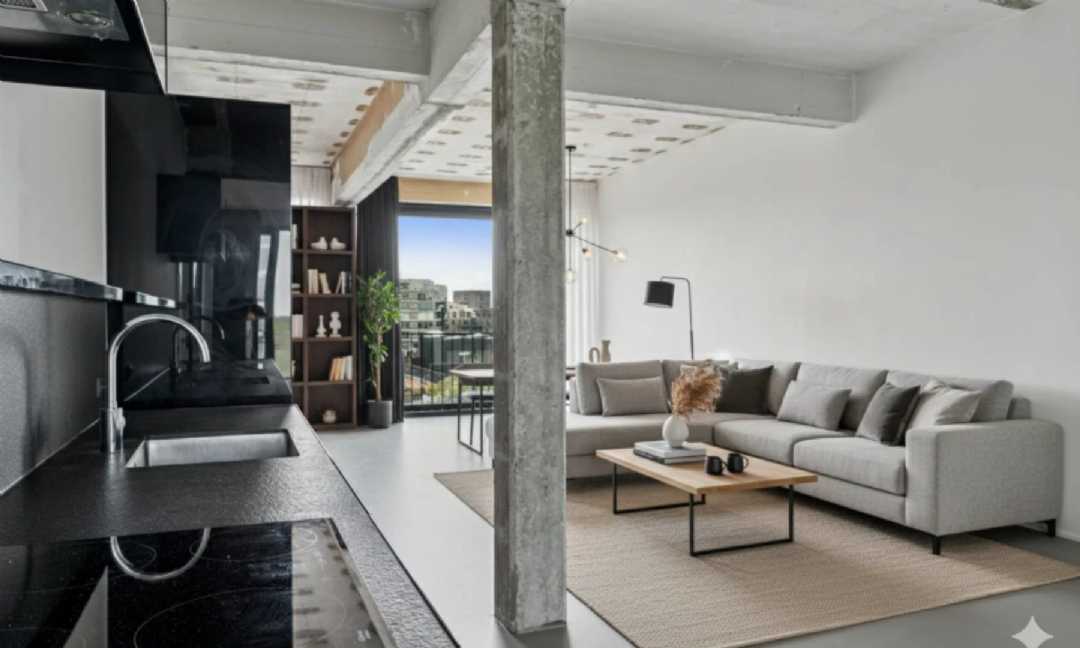 apartment INGEN BINDINGSPERIODE - Spændende lejebolig i A-huset på Islands Brygge