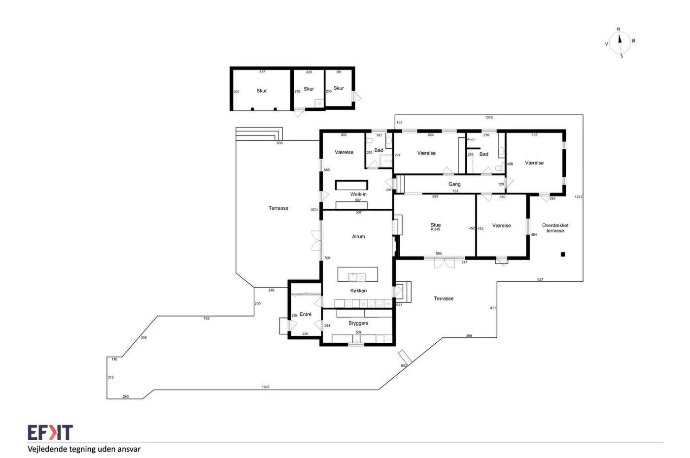 Visual presentation of the listing