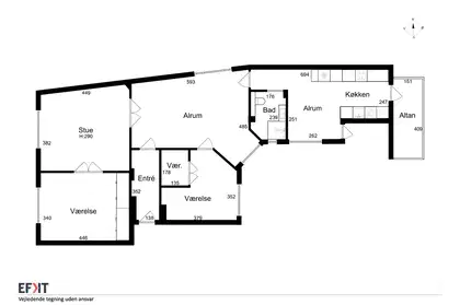 Visual presentation of the listing