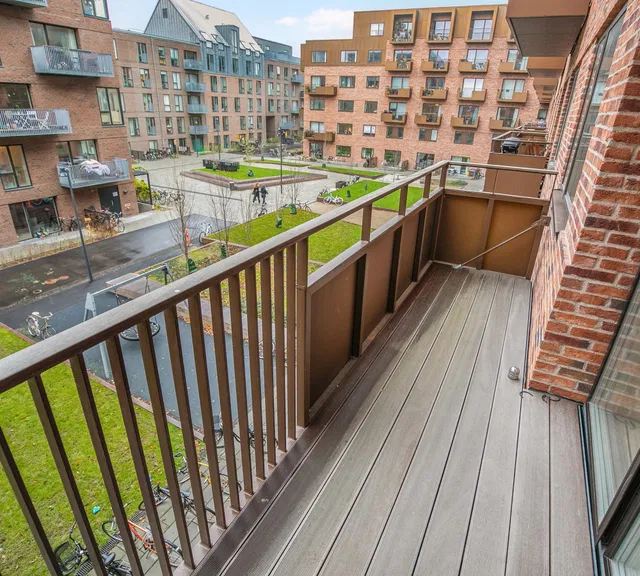 apartment Lys 3-værelses med privat altan på Gammel Køge Landevej