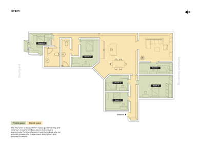 Visual presentation of the listing