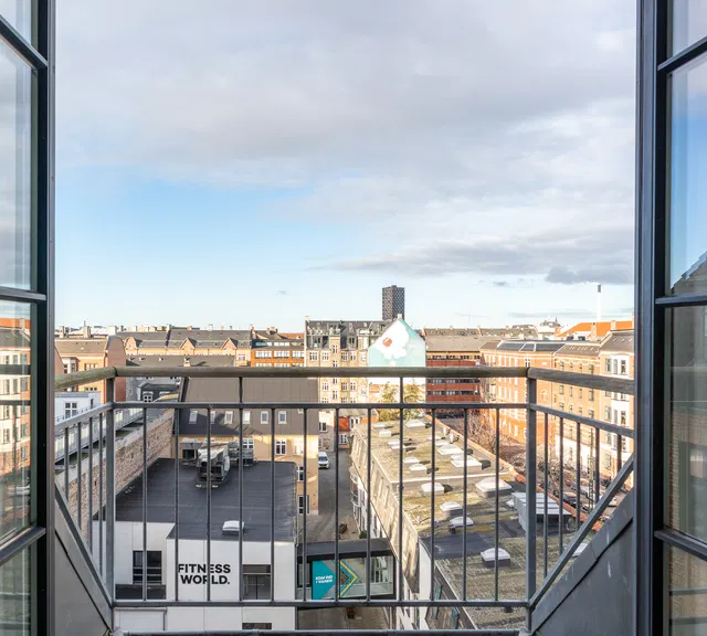 room Penthouse-værelse i duplex på Nørrebro