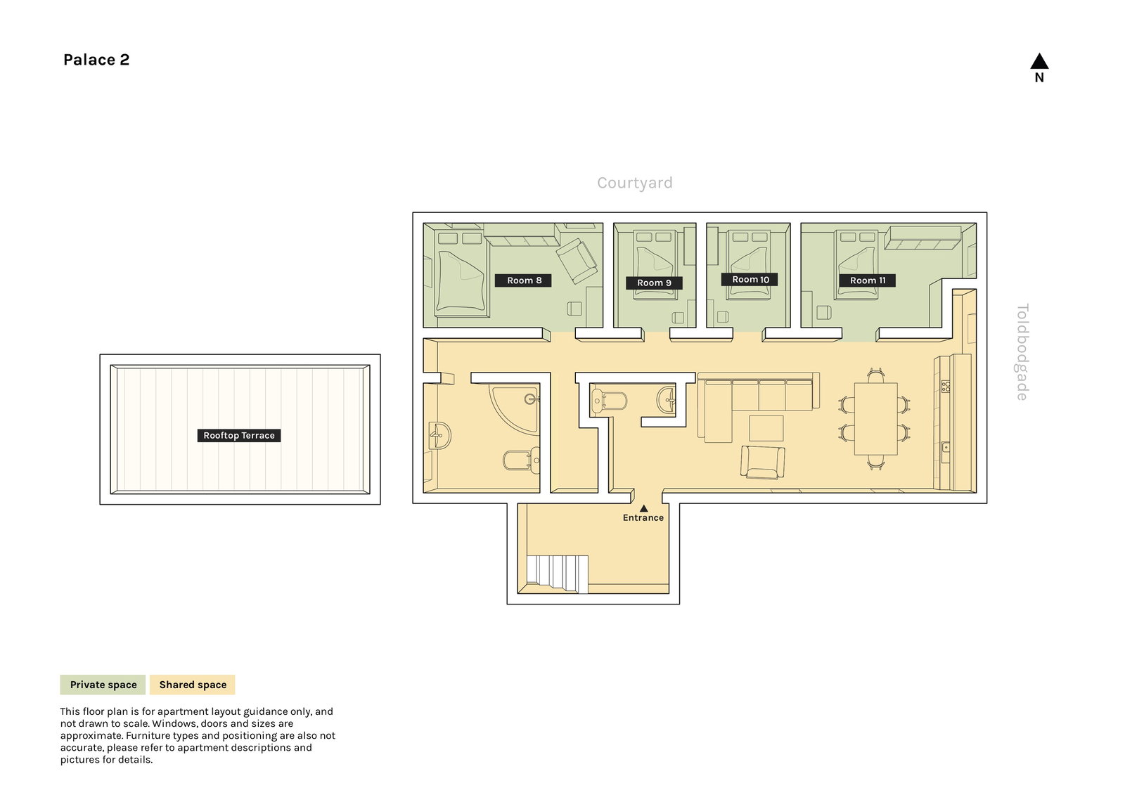 Visual presentation of the listing