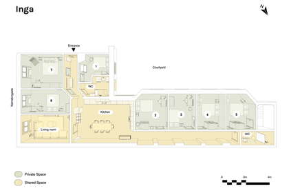 Visual presentation of the listing