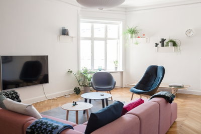 Stor enkeltværelse i Ør med fantastisk badeværelsesudsigt - Vester Voldgade, København V - 1
