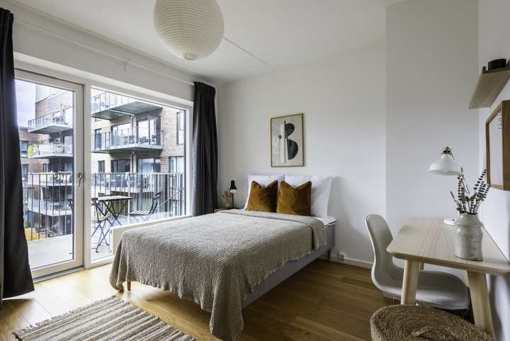 Møbleret værelse i 3-værelses lejlighed på Teglholmen - Alliancevej, København SV - 0