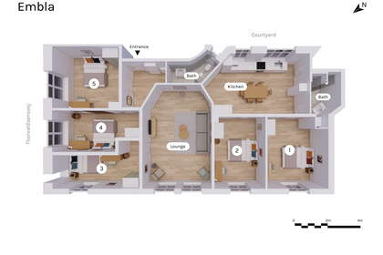 Visual presentation of the listing